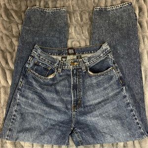 Urban Outfitters BDG High Rise Baggy Straight Leg Distressed Jeans